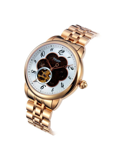 格莱诗特gladster手表专场 探索者系列自动机芯白色男腕表