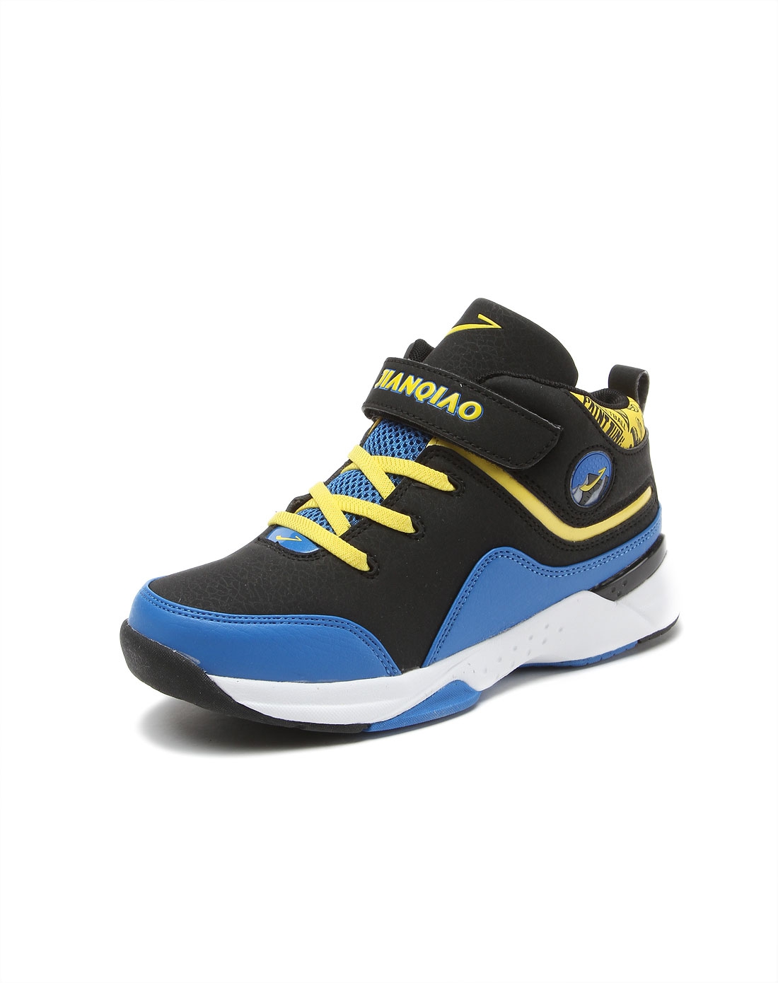 剑桥jianqiao男女童鞋混合专场 剑桥jianqiao 男中童黑黄篮球运动鞋