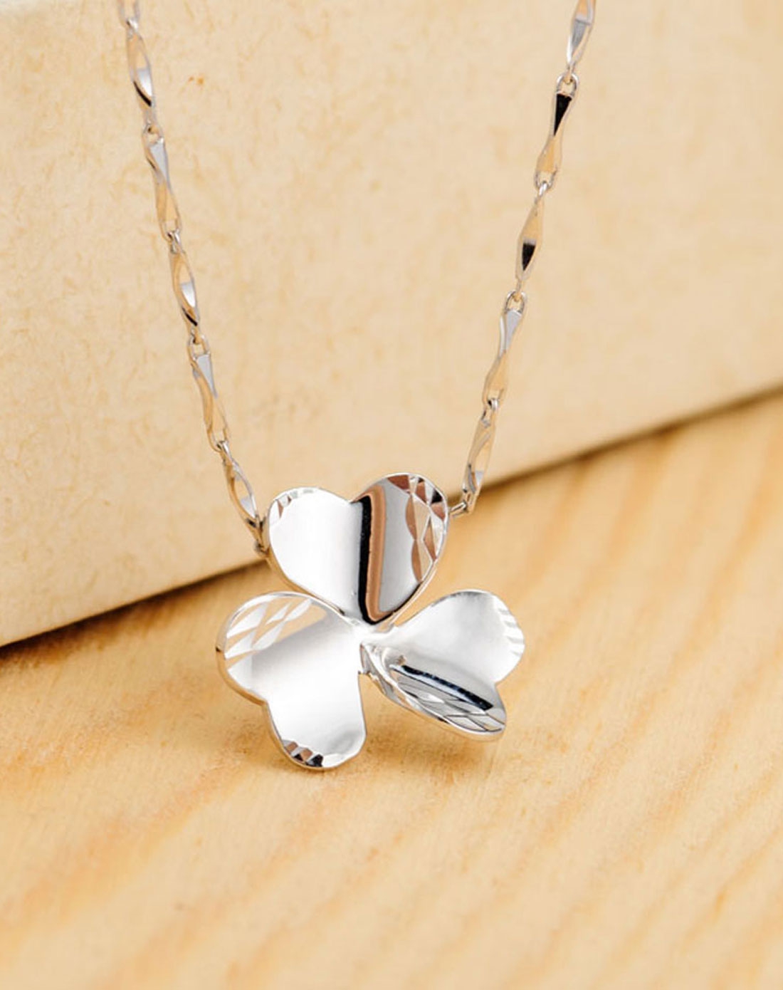 三叶草炫彩 pt950素金吊坠/挂坠