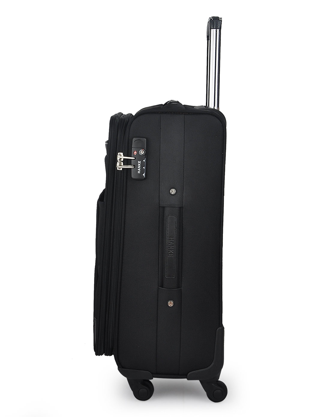 中性26寸黑色万向轮拉杆箱行李箱子登机箱