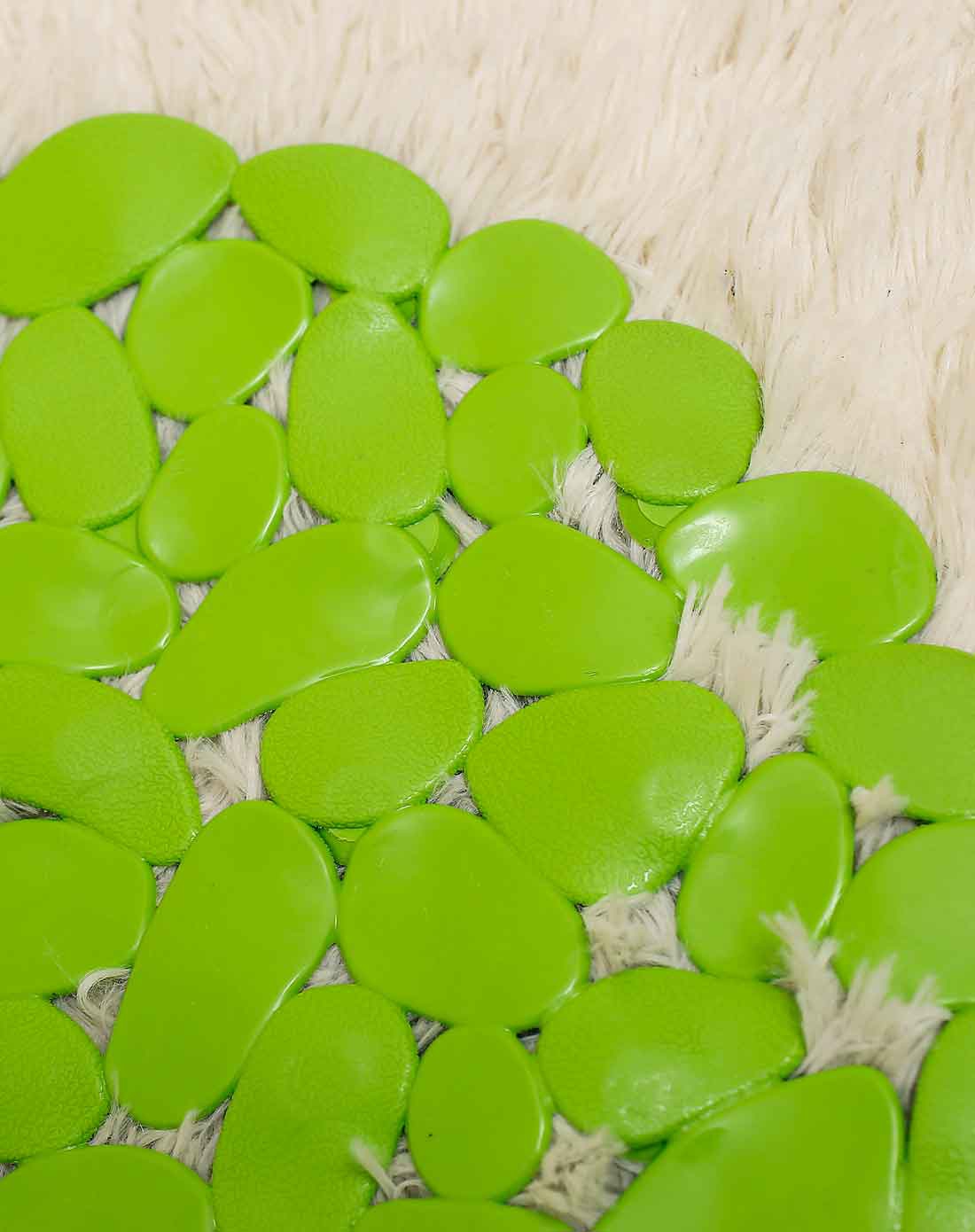 绿色鹅卵石浴室色彩防滑垫