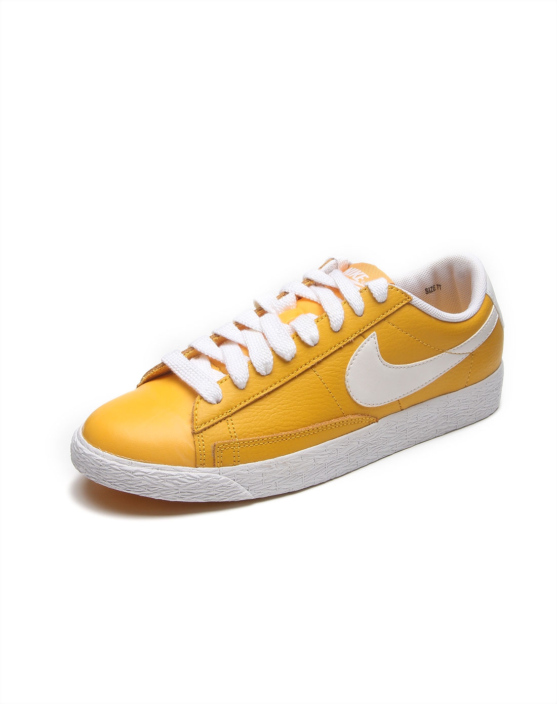 女子芒果黄色运动鞋