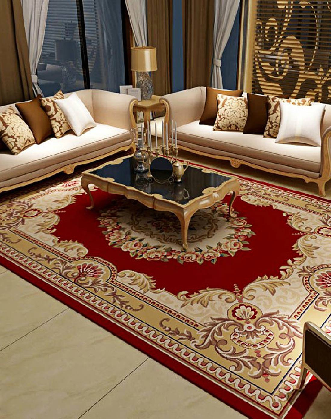 一件代发 北欧现代简约地毯 客厅茶几毯家用卧室床边满铺地毯地垫-阿里巴巴