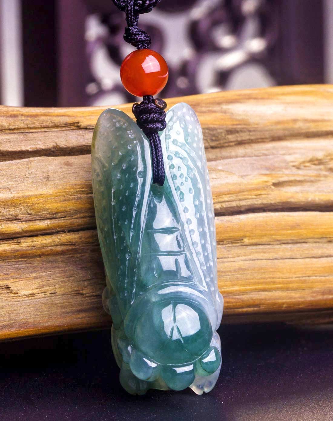 冰糯种菠菜绿一鸣惊人挂件吊坠天然翡翠a货(附国检证书)