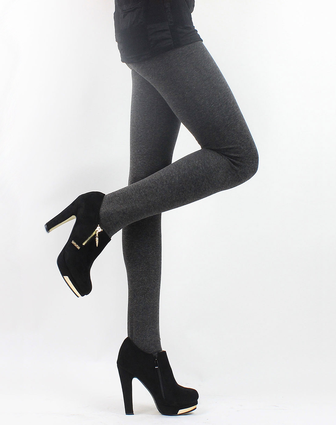 300d灰色棉纱连裤袜两双装