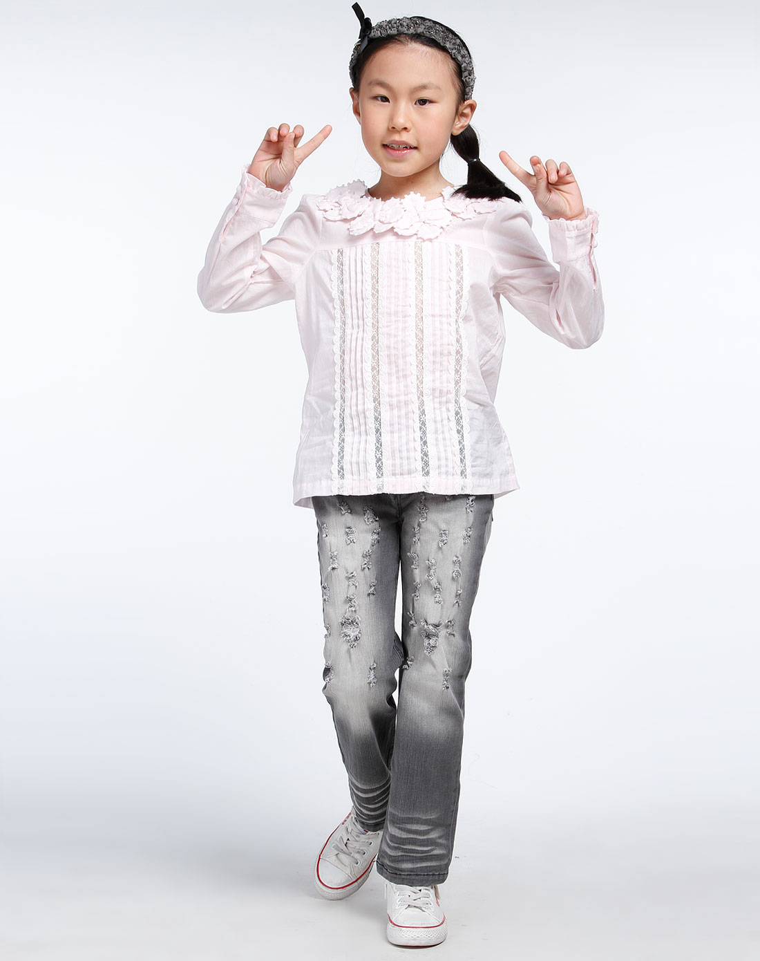 小淑女与约翰女童粉红衬衣gfajjdod01_唯品会