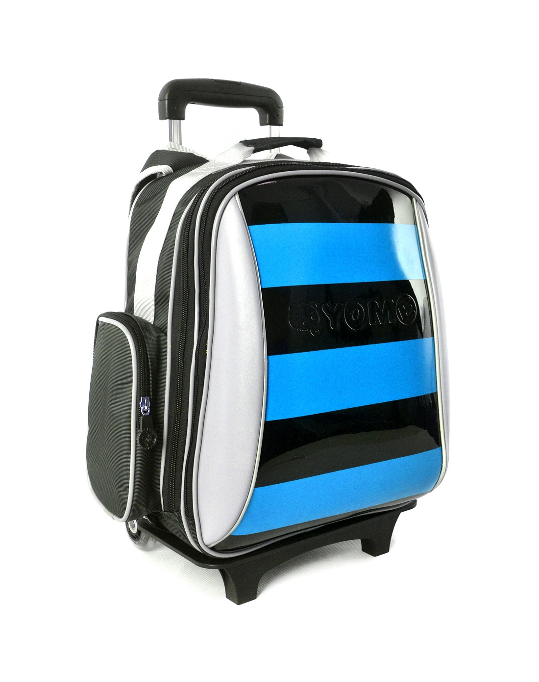 男童天蓝安全健康多功能小学生拉杆书包