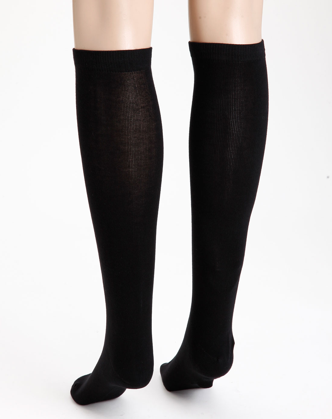 女款黑色简约长袜