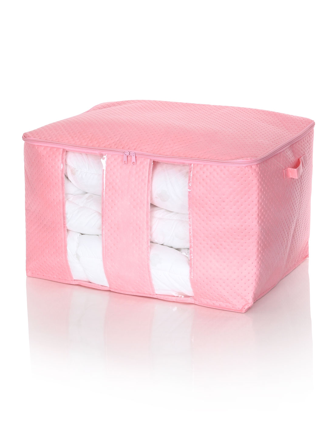 科特豪斯粉红色无纺布高级窗棉被收纳袋xl