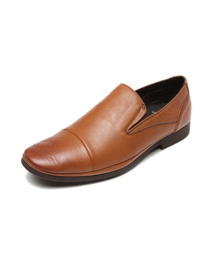 星期六st&sat 浅棕色烧焦感细摔纹牛皮时尚单鞋ss3ssm340121_唯品会