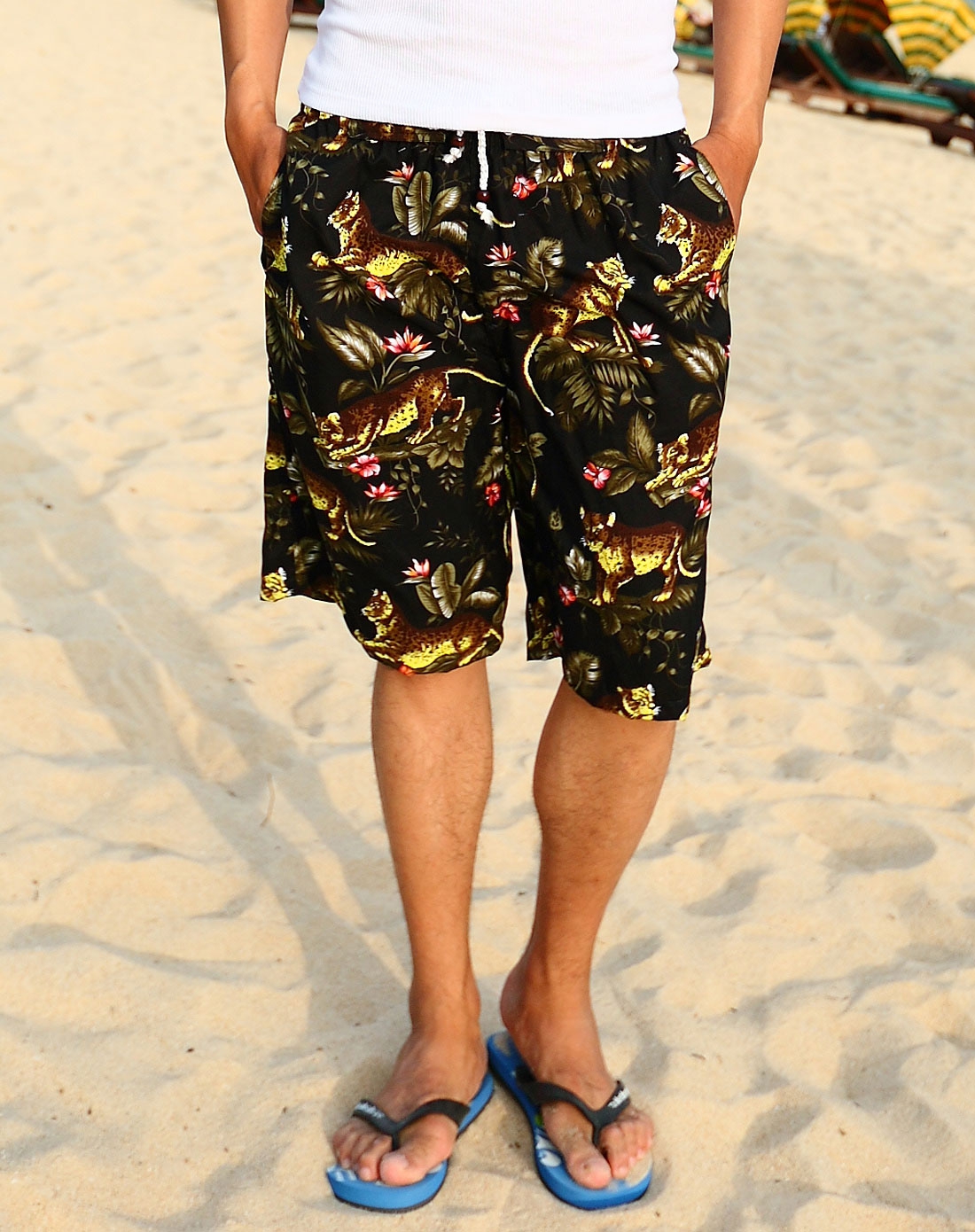 男士夏威夷风情时尚沙滩裤