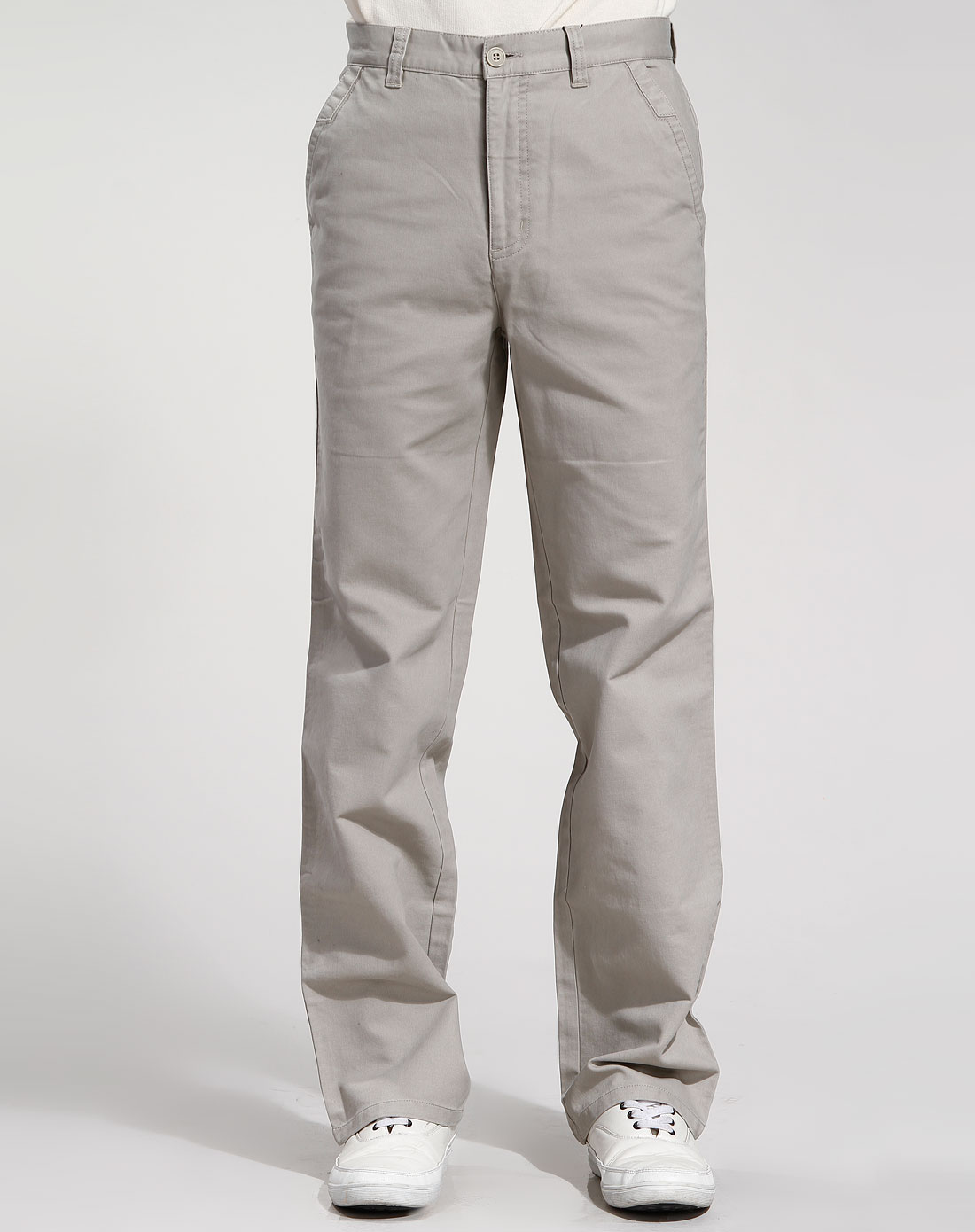米灰色时尚长裤