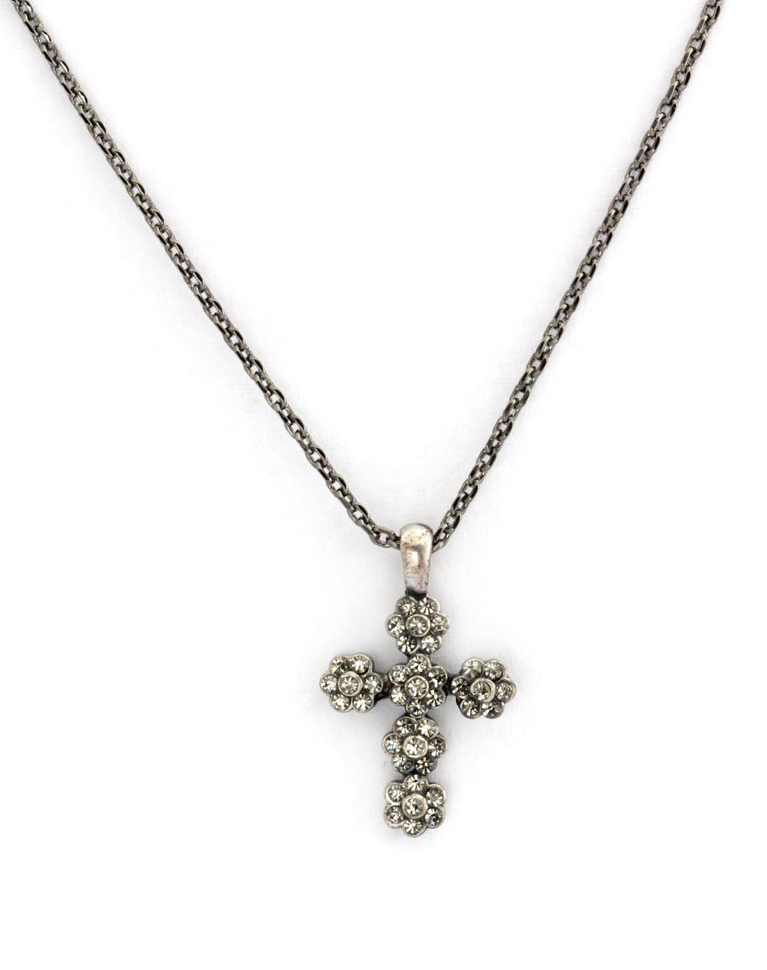 "花形十字架"项链