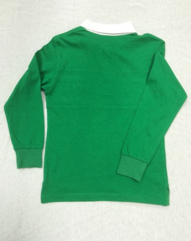男童中绿长袖绿色t恤