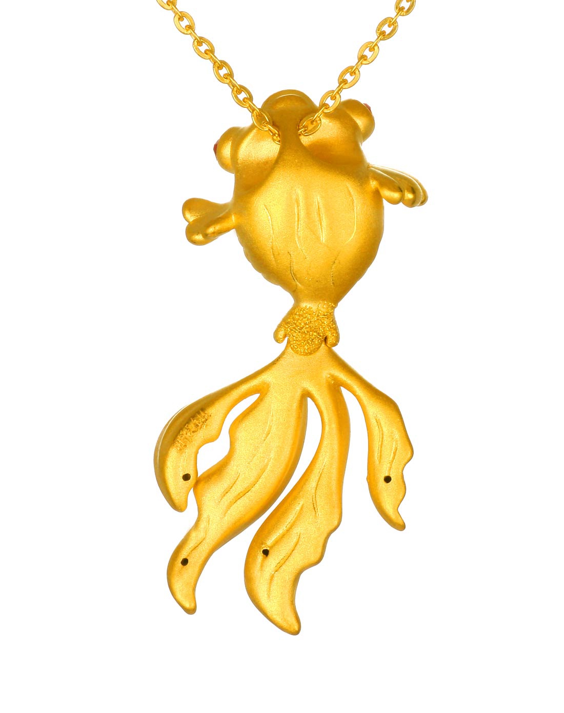 萃华cui hua珠宝专场-3d硬千足金精品吊坠 沉鱼落雁