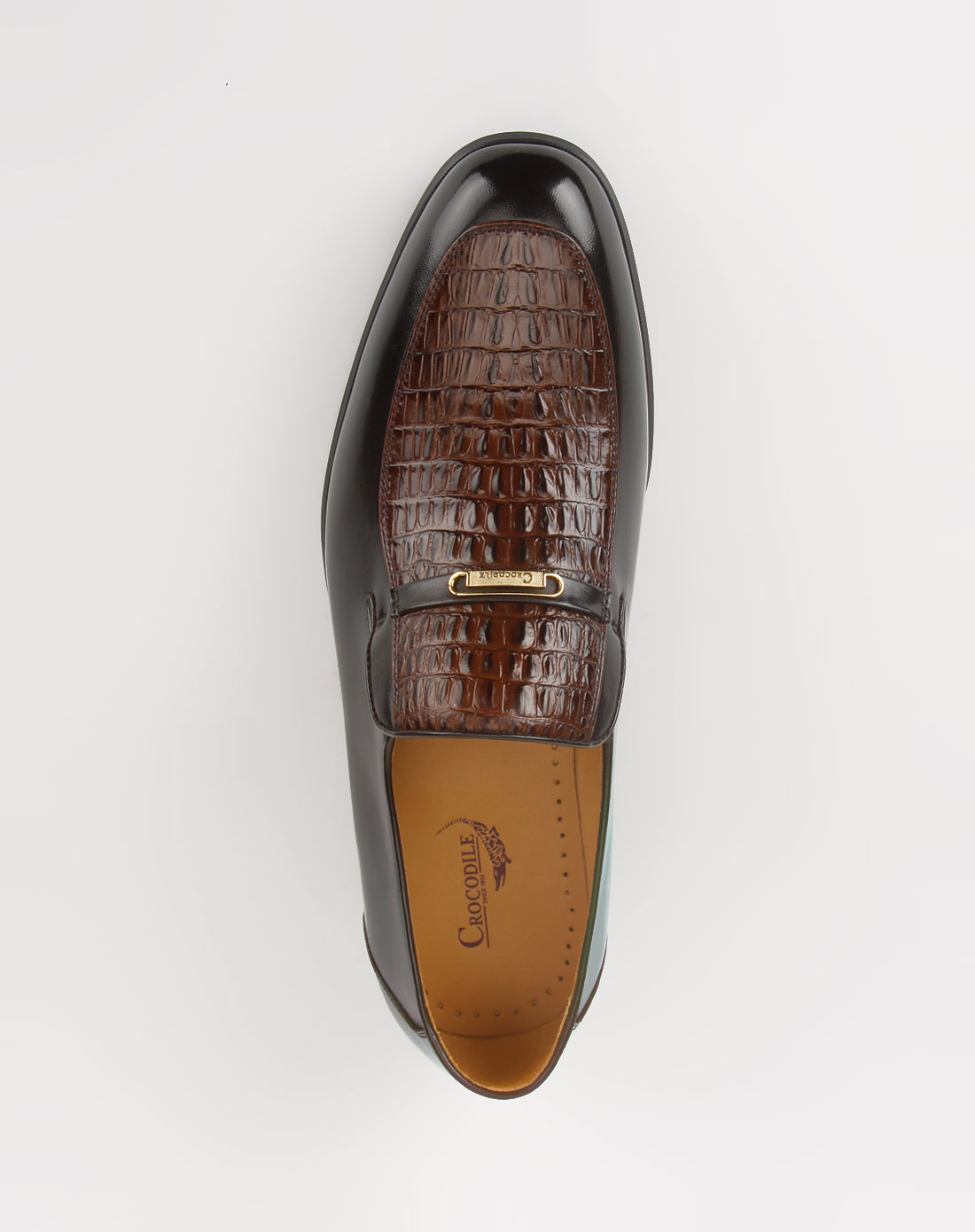 鳄鱼恤crocodile-鞋子专场-黑/棕色正装皮鞋