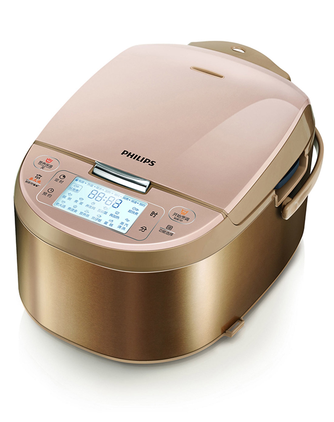 > 金粉色微电脑式顶级电饭煲