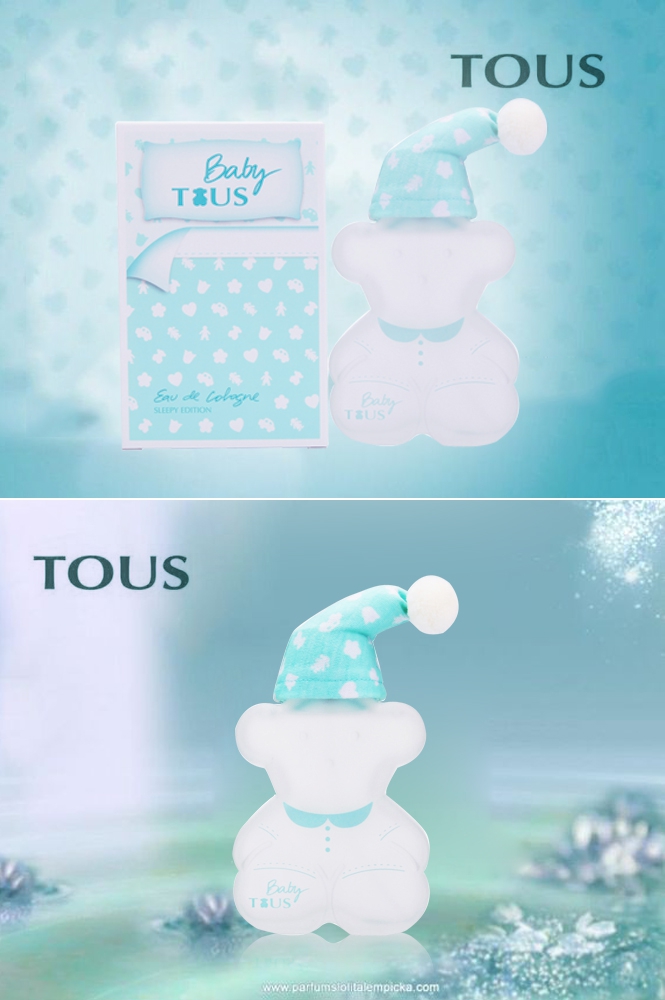 动感男香 tous桃丝熊 乖乖桃丝熊香水100ml(限量版-睡帽熊) ,戴起了