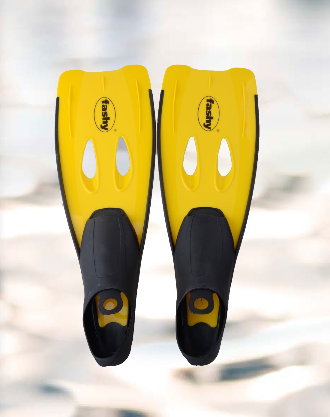fashy 潜水蛙人脚蹼尺码33-35 黄色