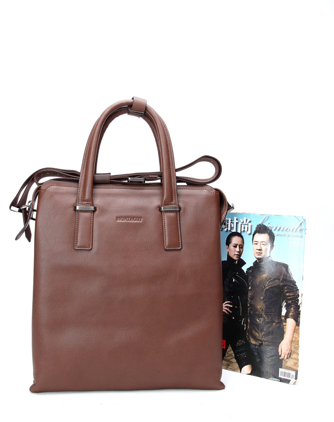 梦特娇montagut男款啡色牛皮日字包mcd37301032p_唯品会