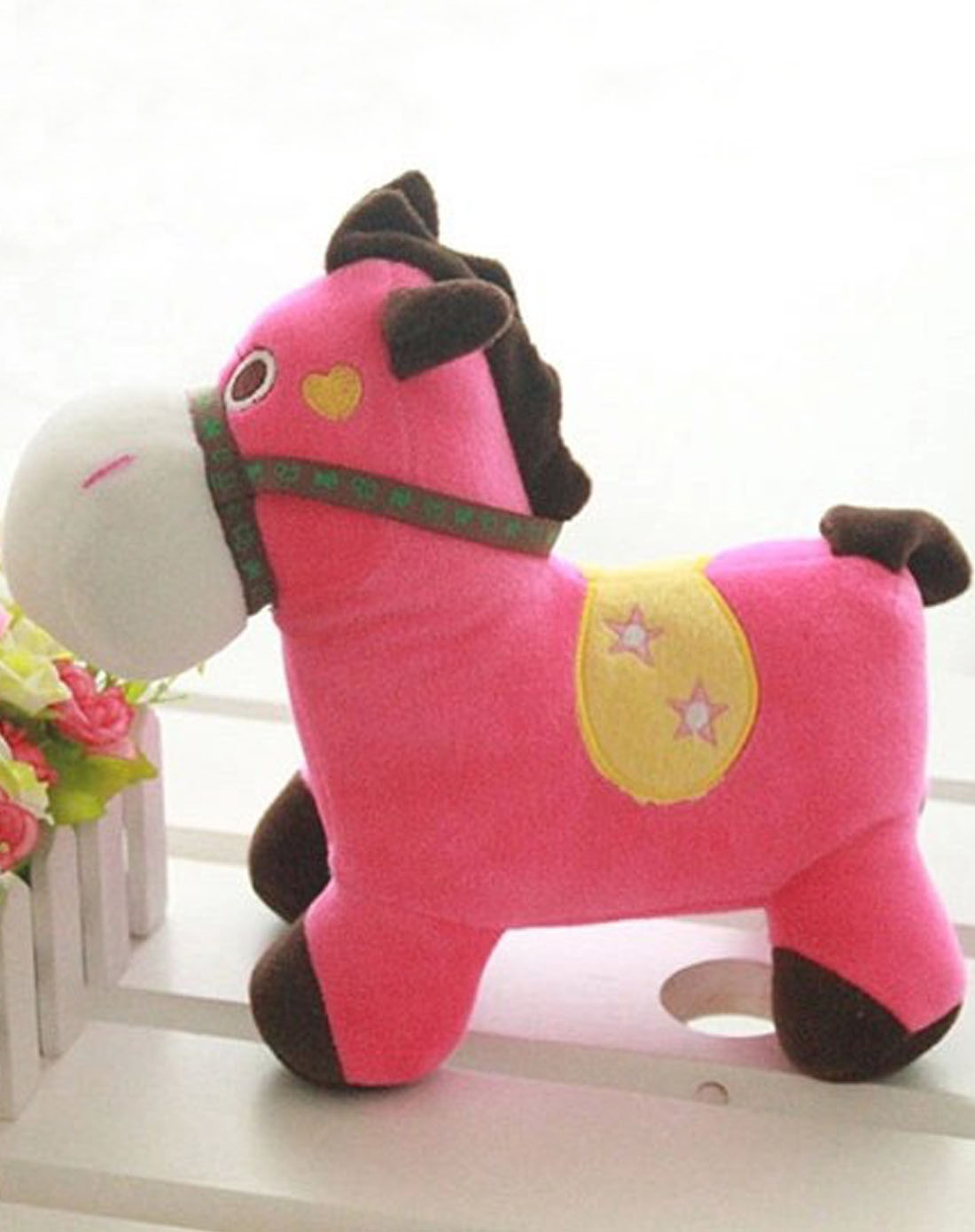 抱抱枕毛绒玩具专场中性红色精品毛绒马公仔76226918_唯品会