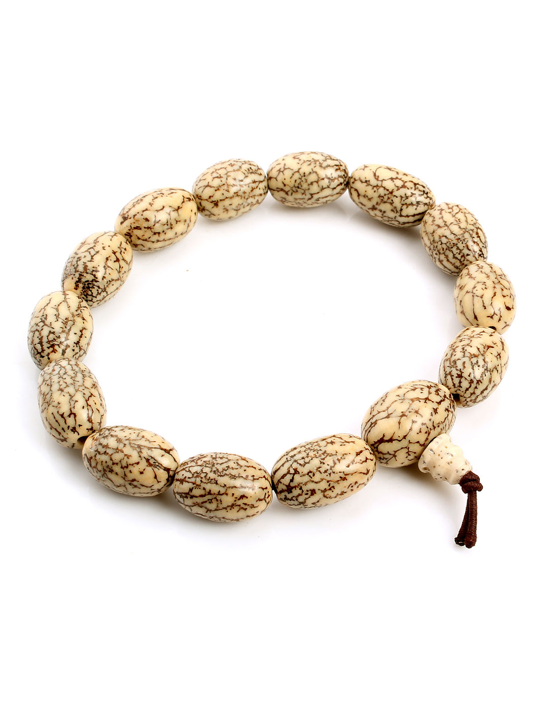 天然长寿金刚蜜瓜菩提(抛光)手链混搭