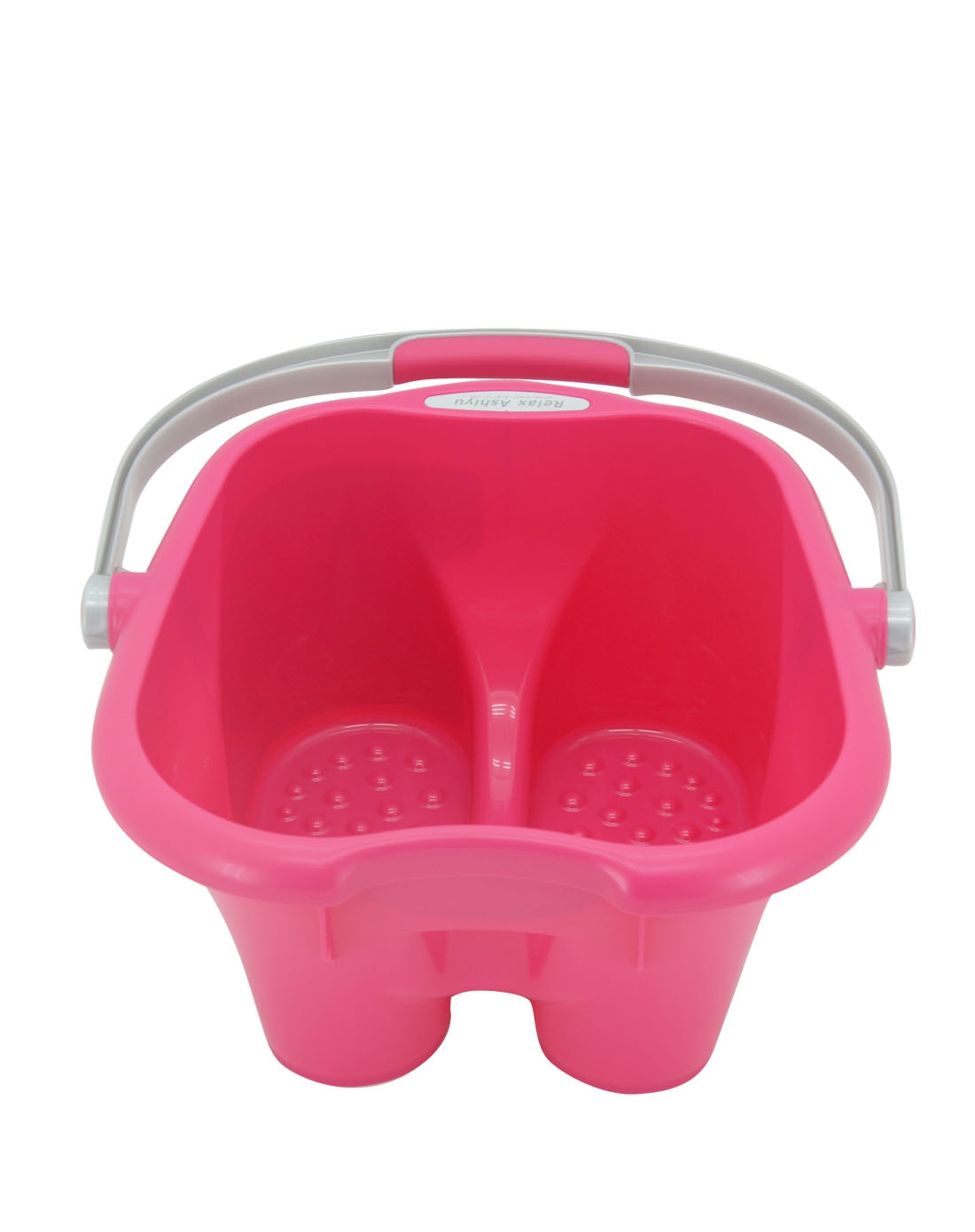 进口糖果色塑料足浴盆(红色)