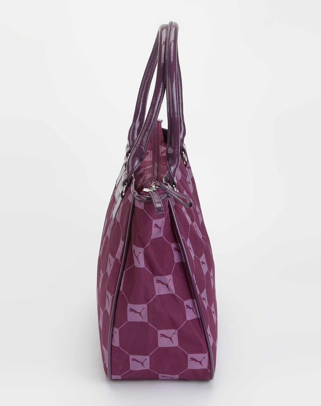 暗紫/紫罗兰色印图时尚手提包