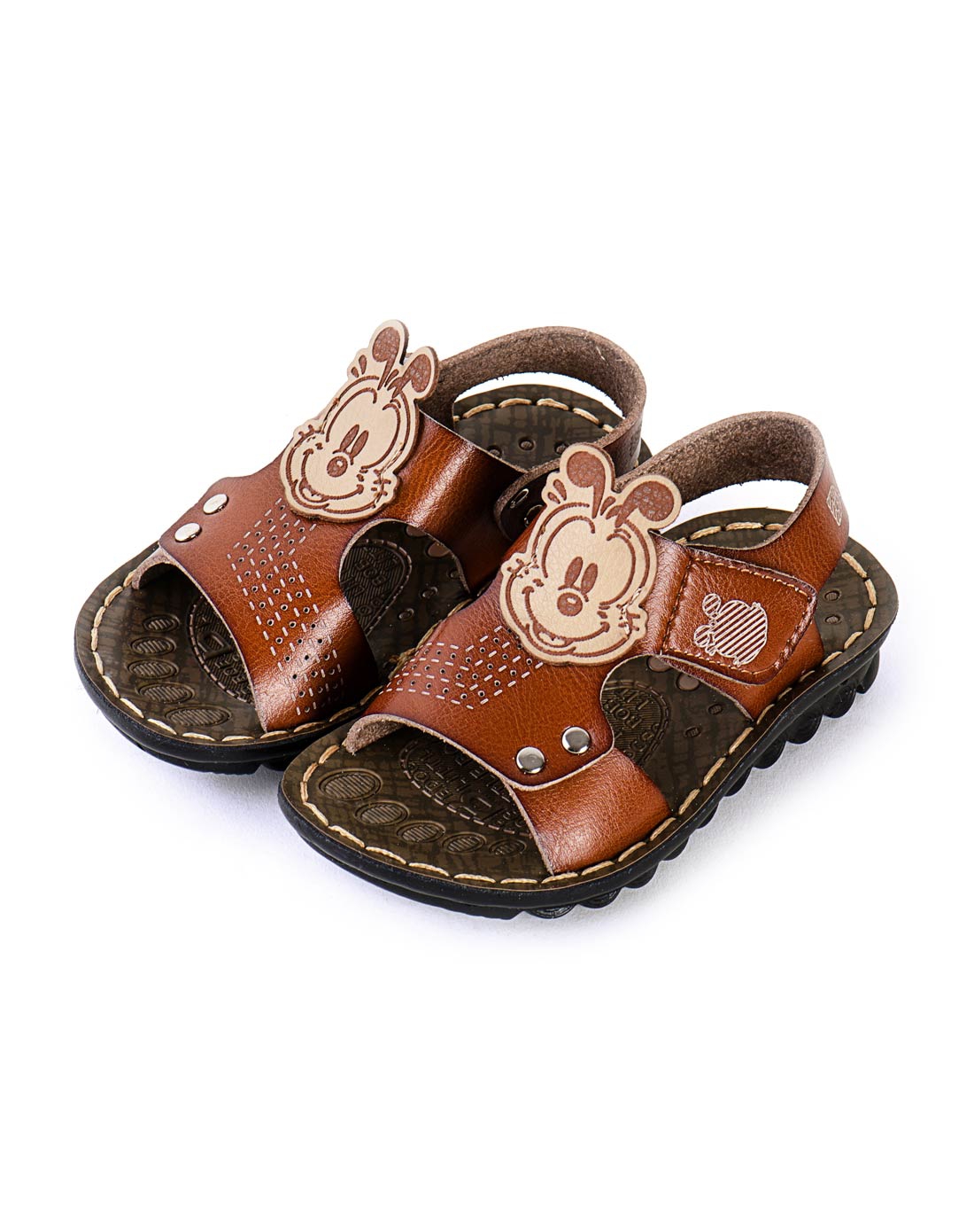 巴布豆儿童专场-男童驼色凉鞋