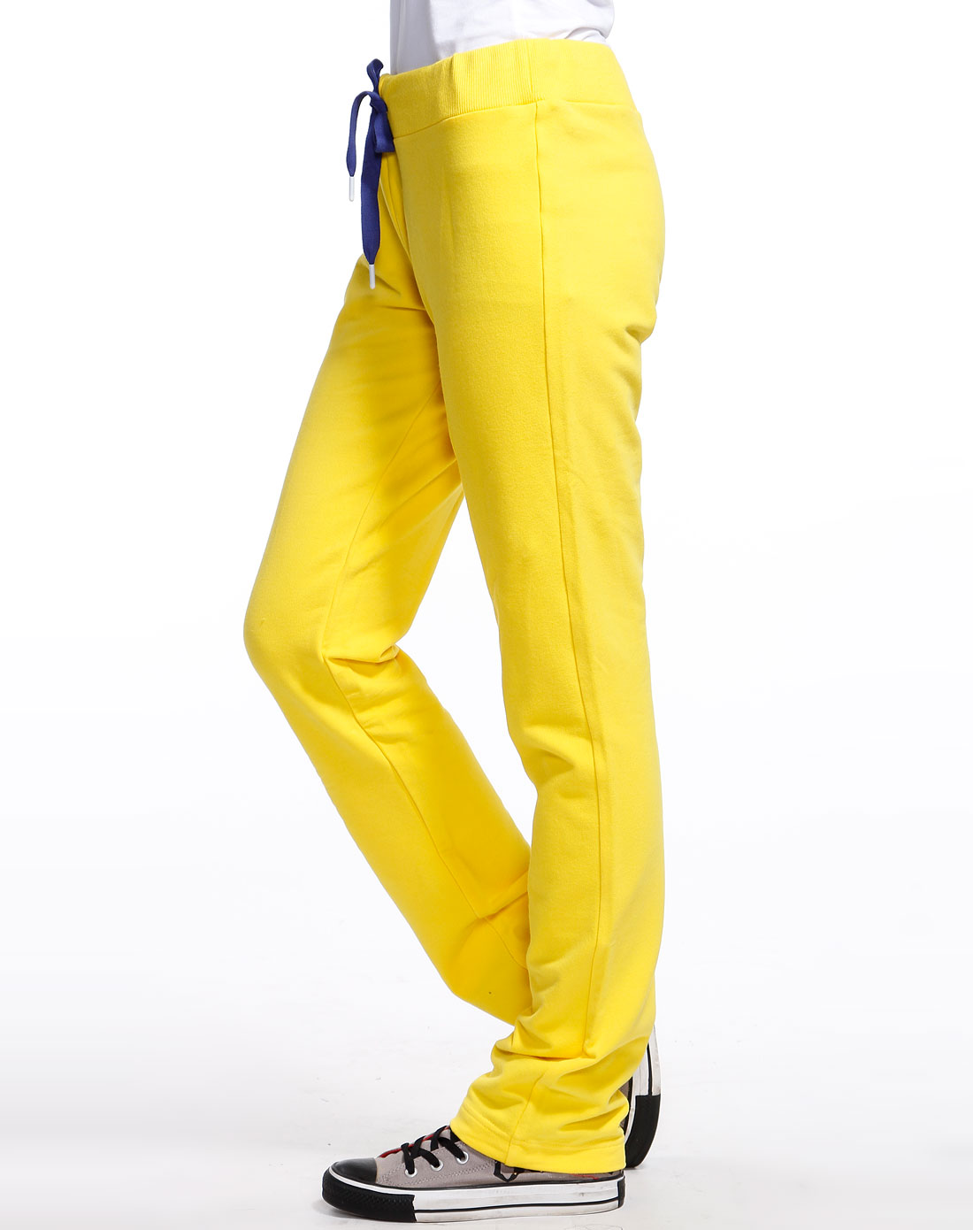 national黄色时尚休闲运动长裤