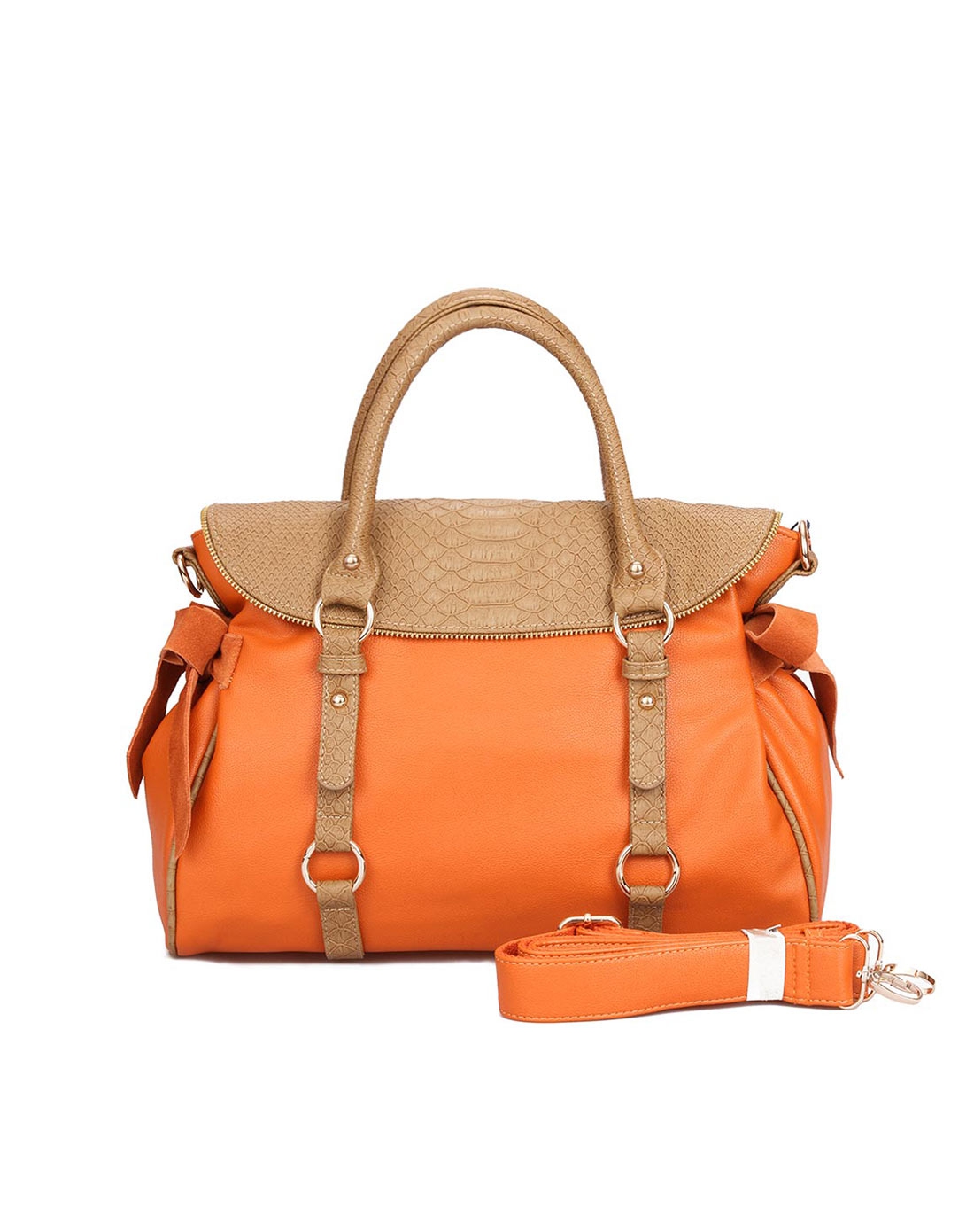 保罗威特polo villae橙色百搭时尚斜挎手拎女包ppcodpbdf02017_唯品会