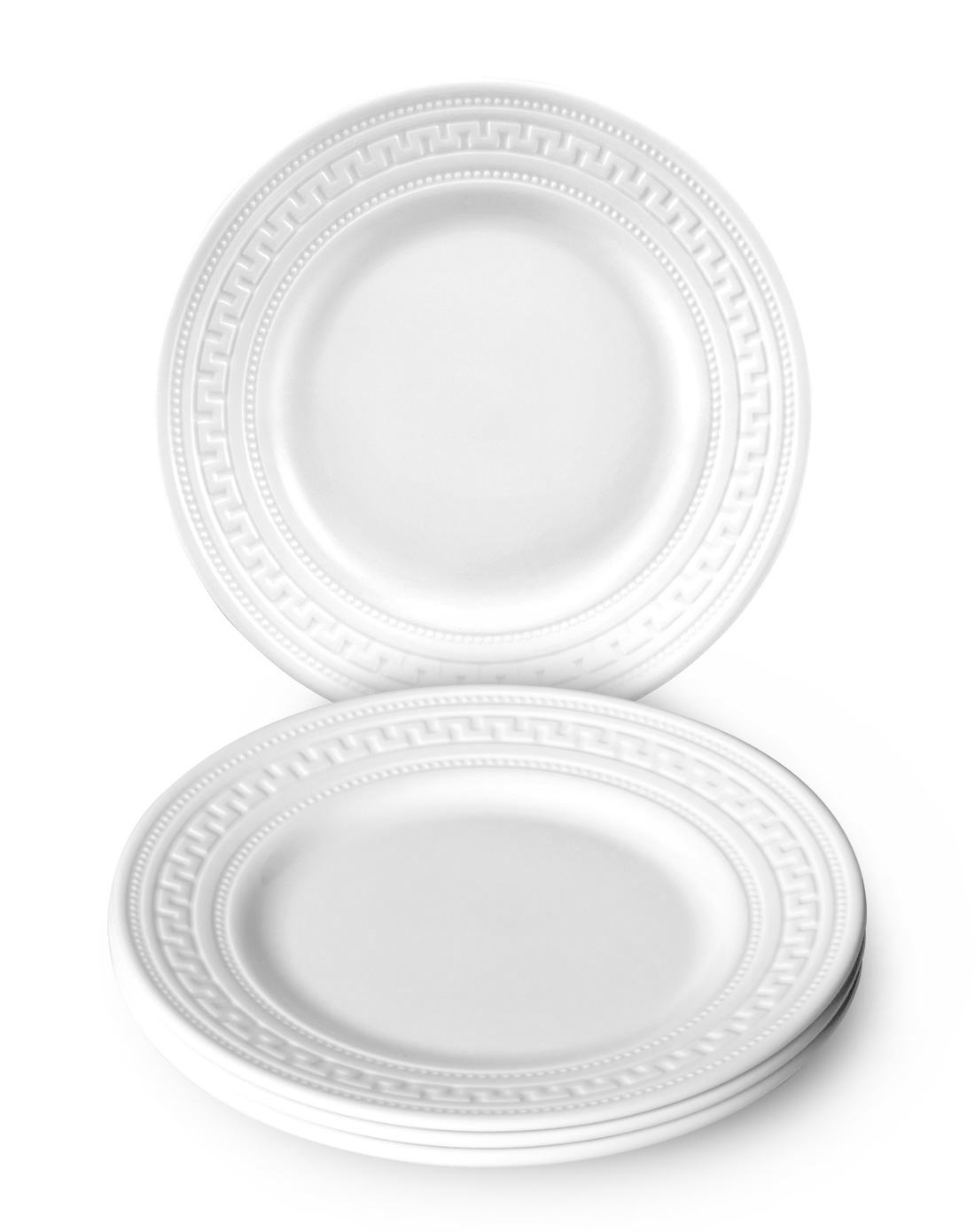 wedgwood瓷器专场浮雕白色15cm餐盘4只装5249_唯品会