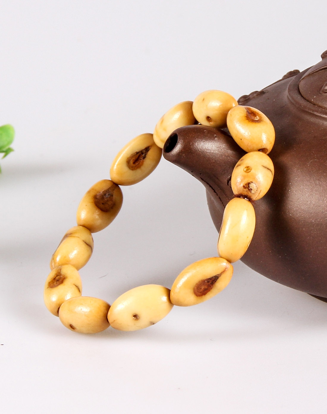 天然菩提中佛眼手链