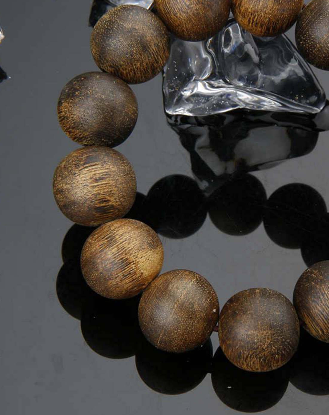 野生越南金丝土沉沉香手串