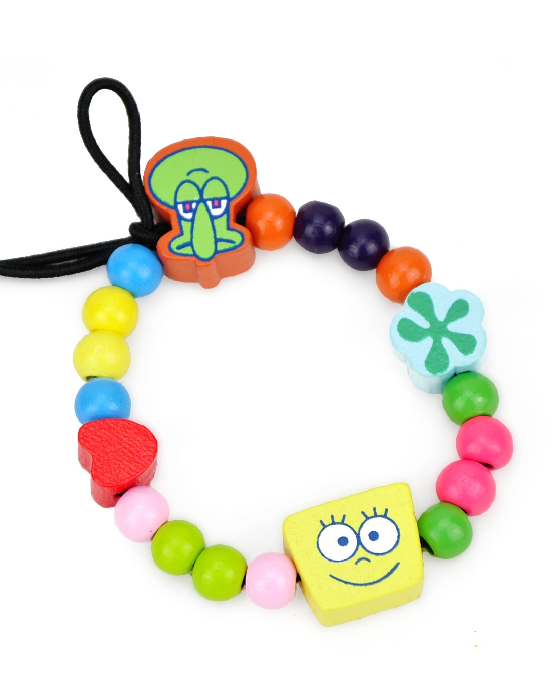 海绵宝宝动手花形串珠玩具项链饰品
