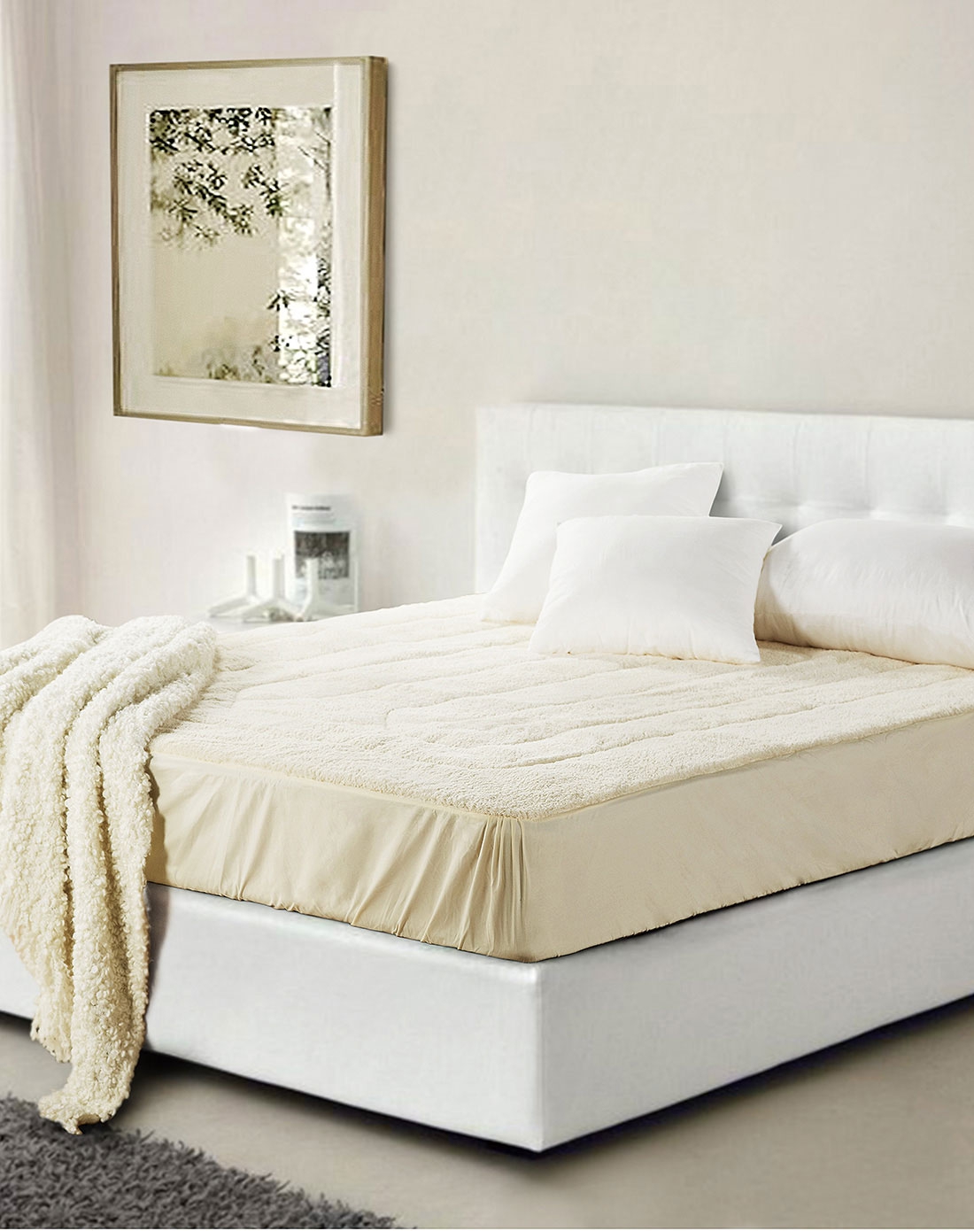 罗莱1.2m美丽绒床笠式床垫120*200cm