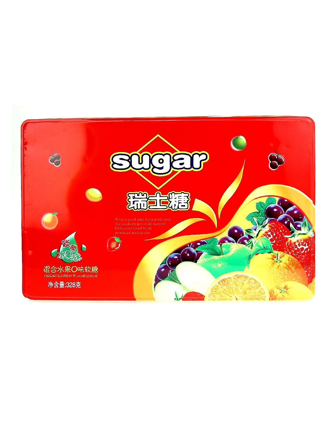 香港百味园监制瑞士糖328g(混合水果口味软糖)