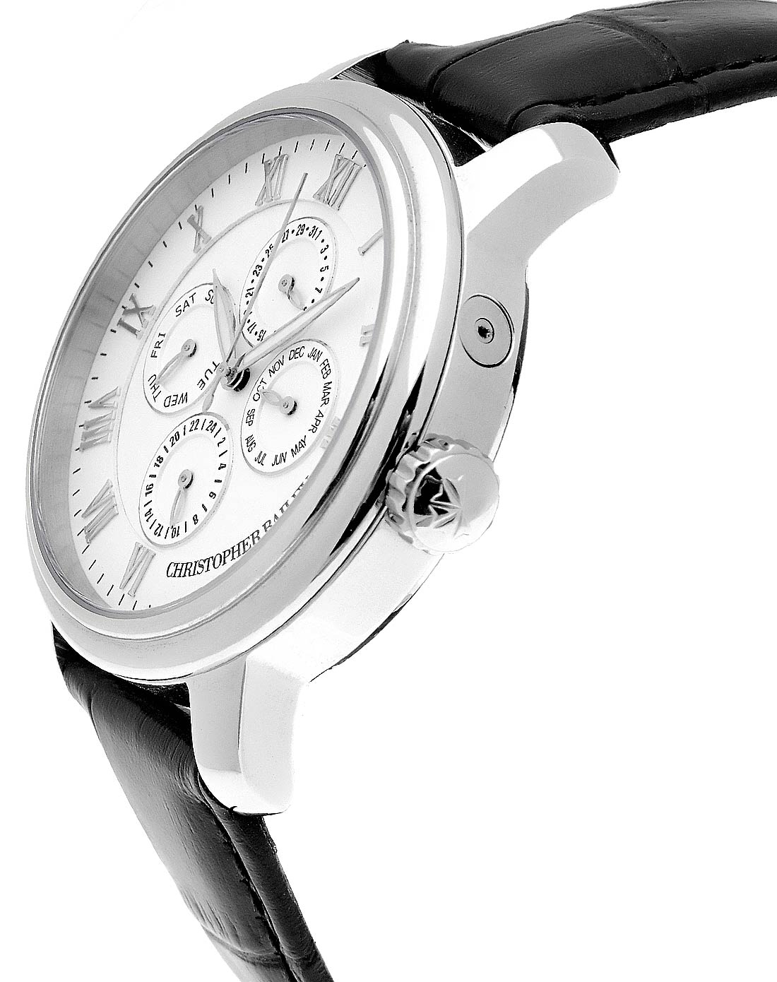 guess&珂芮柏蒂christopher bailey手表珂芮柏蒂 白面月光银四眼石英