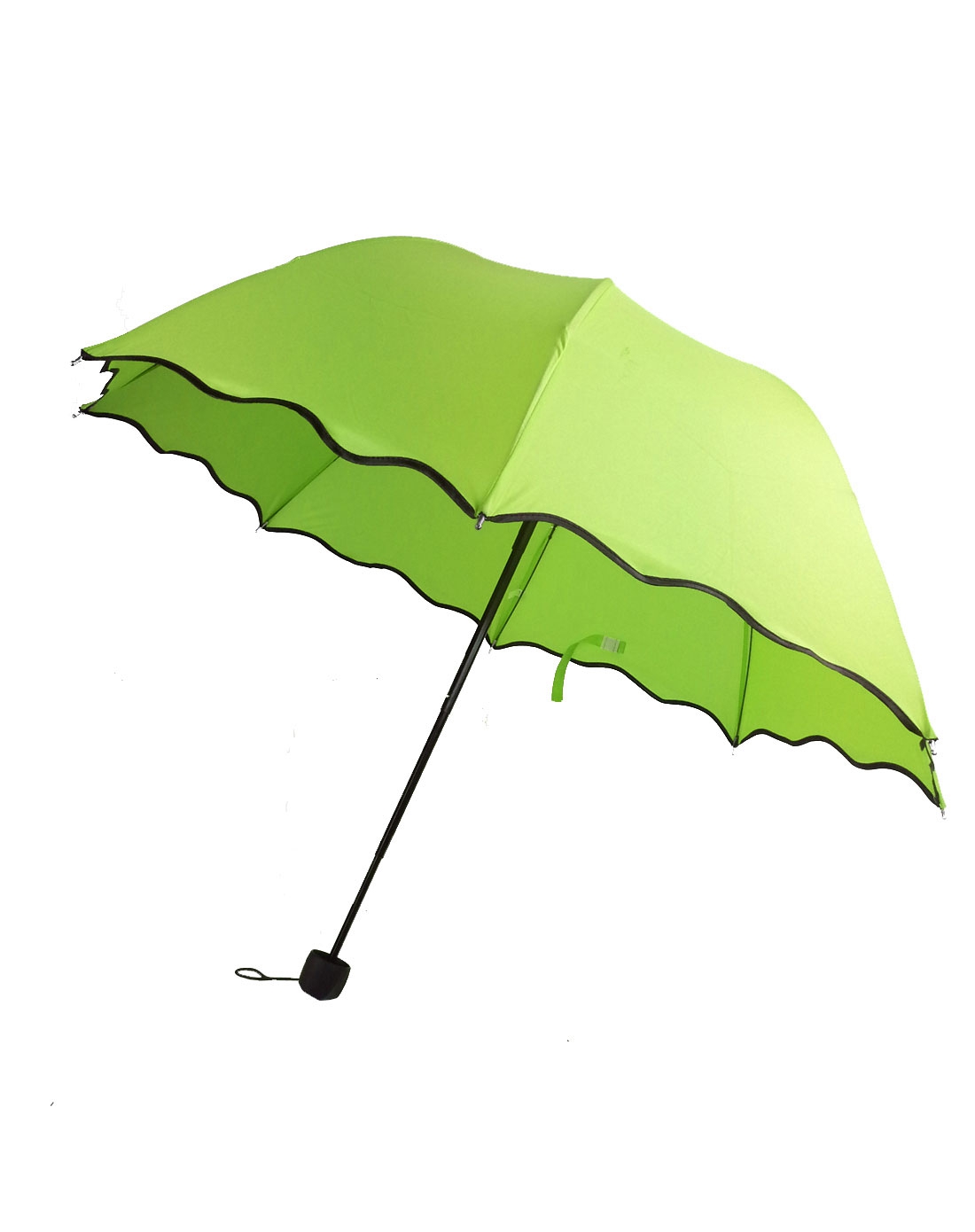 防紫外线遇水变花太阳伞绿色