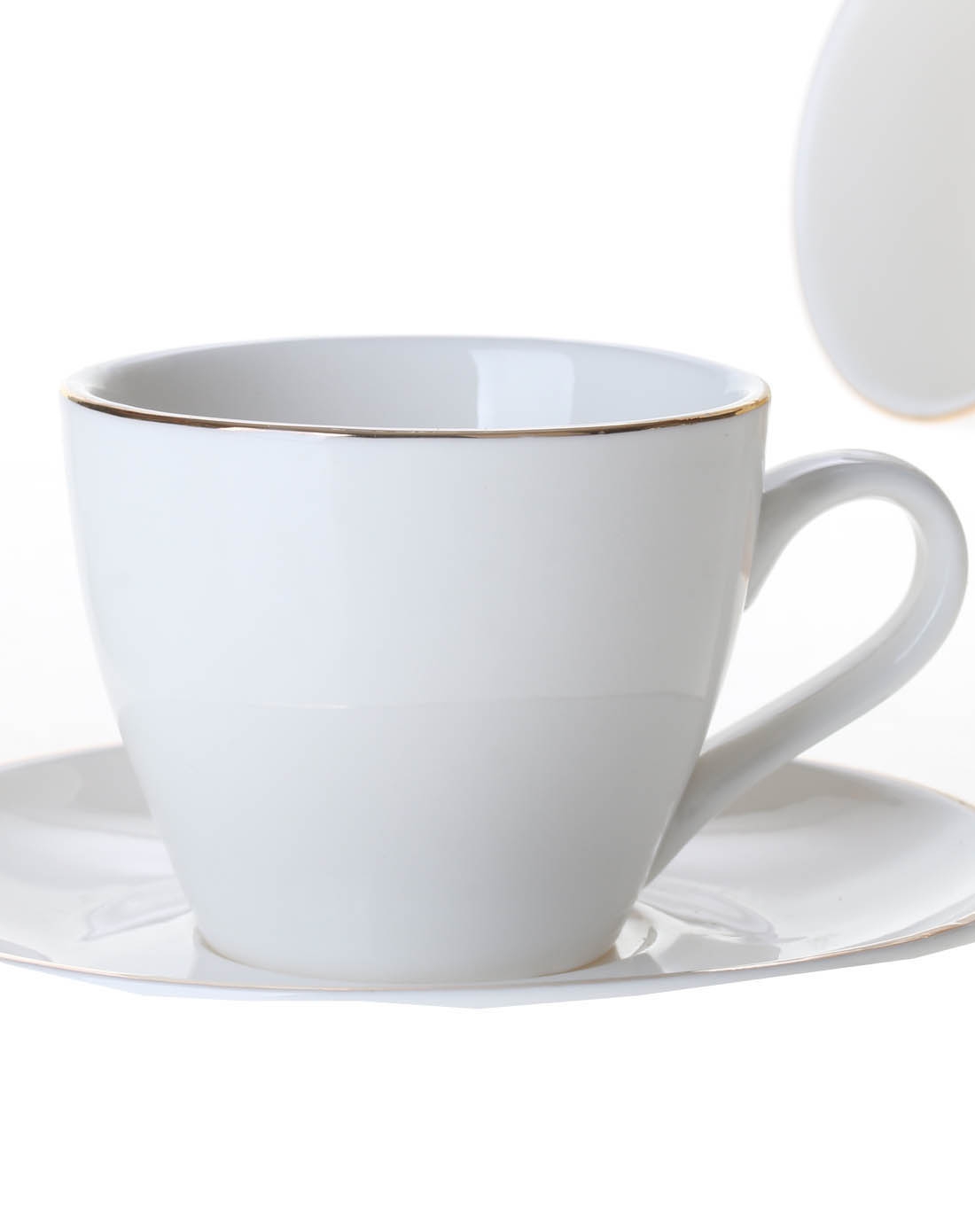 华玲大鹰白色咖啡杯套装12件