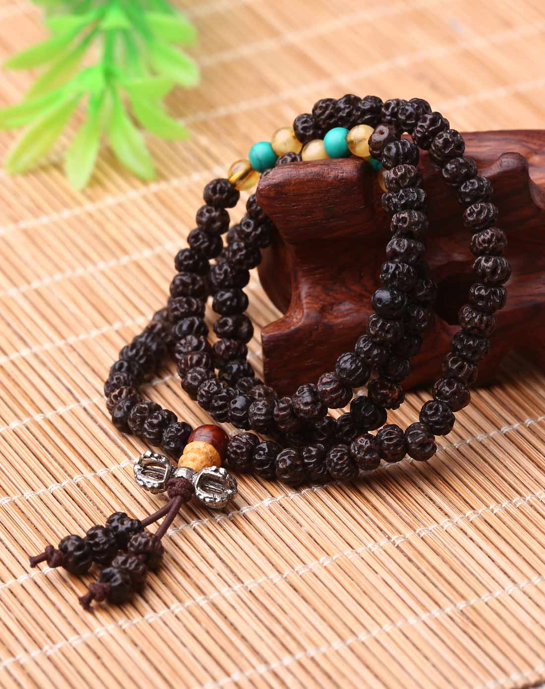 如意菩提子108颗绕手3圈手链