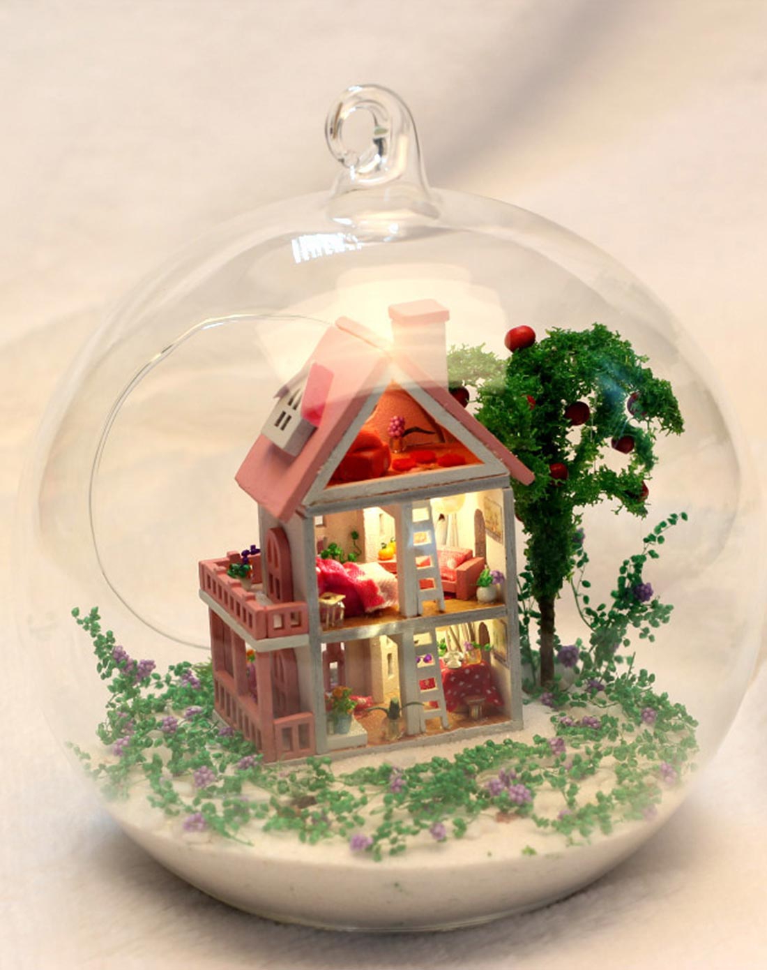 (迷你爱丽丝)diy玻璃小屋