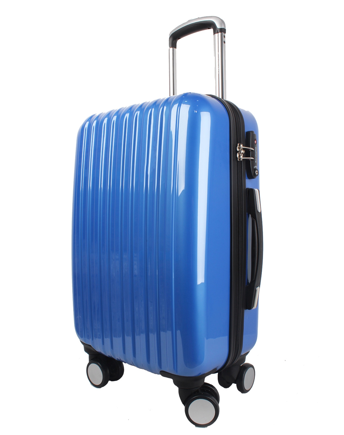 蓝色干净时尚拉杆箱24寸