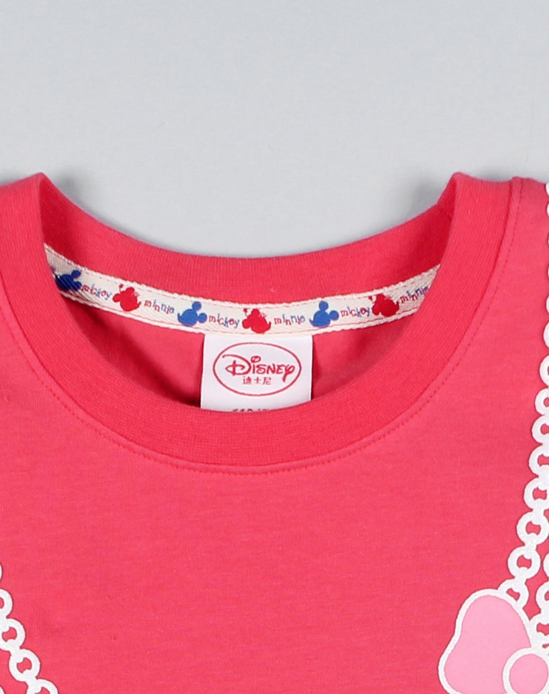 绿盒子greenbox迪士尼系列女童西瓜红短袖t恤nx40203412_唯品会