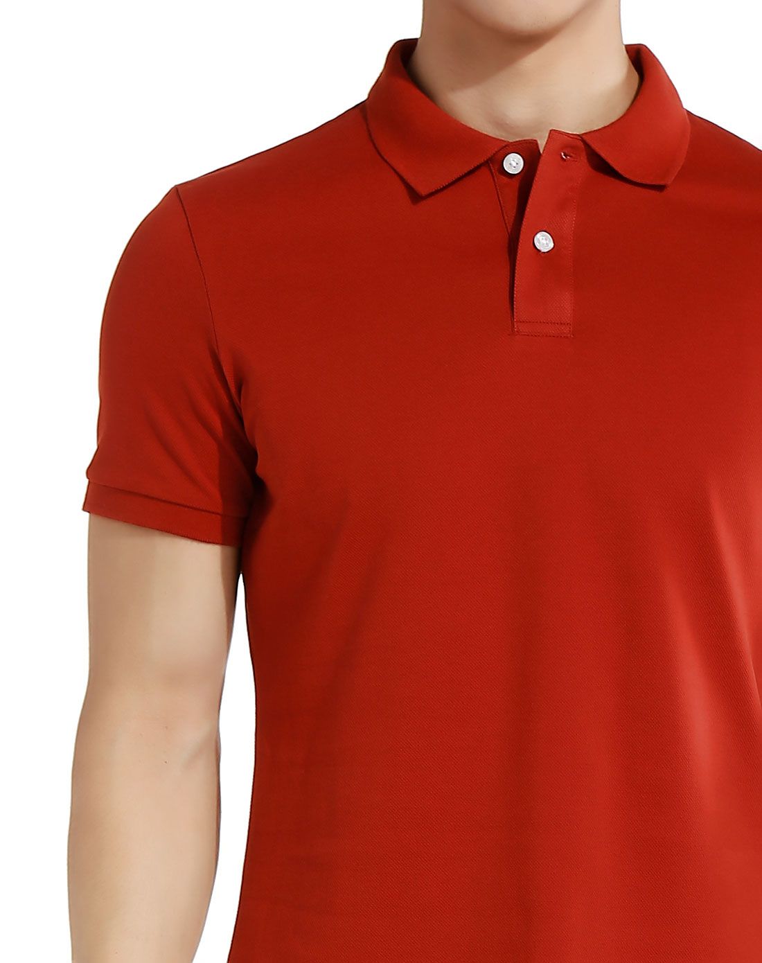 舒适百搭棕红色短袖t恤