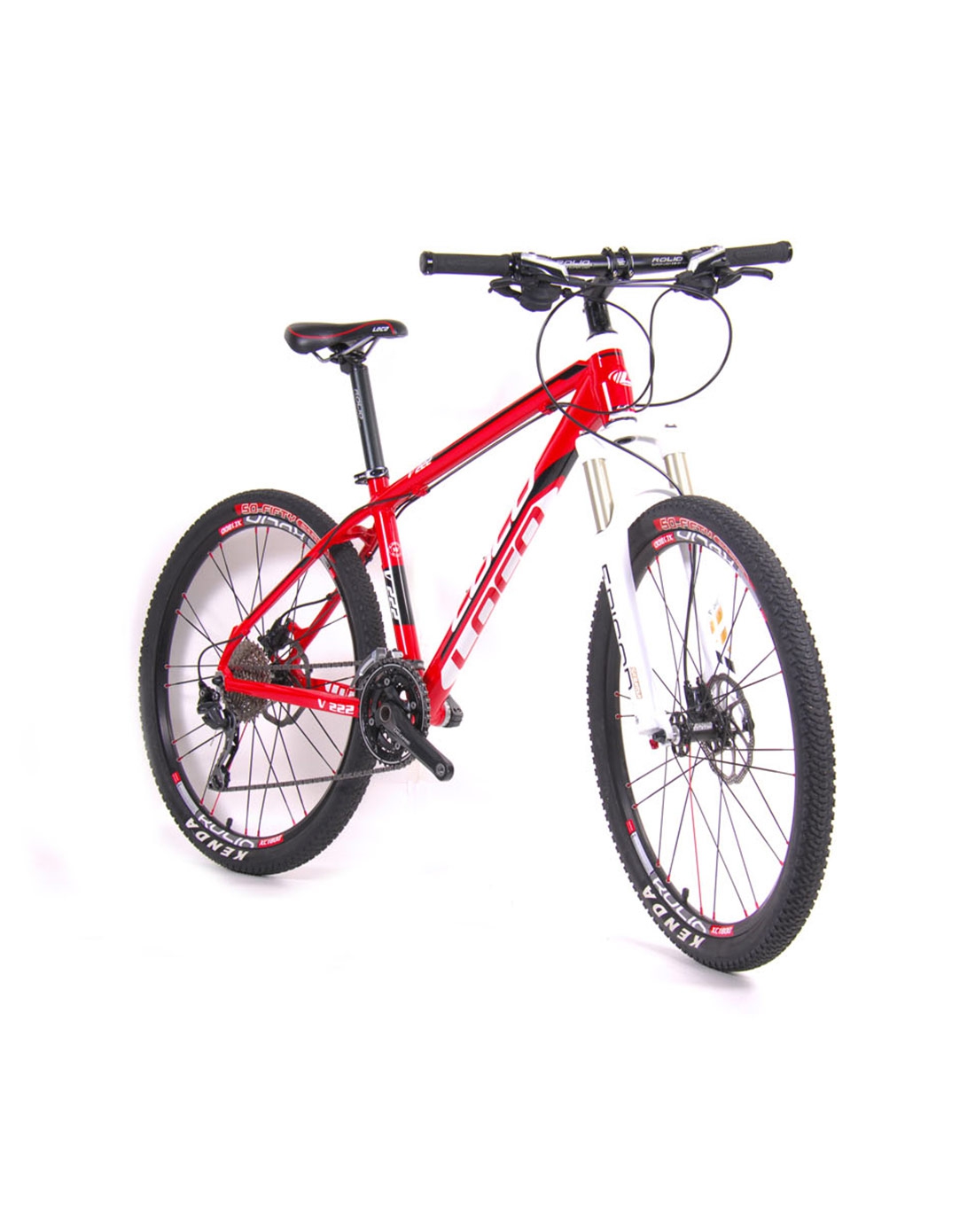 洛酷loco自行车专场v222-m610气压可锁前减震超轻铝合金(shimano)30速