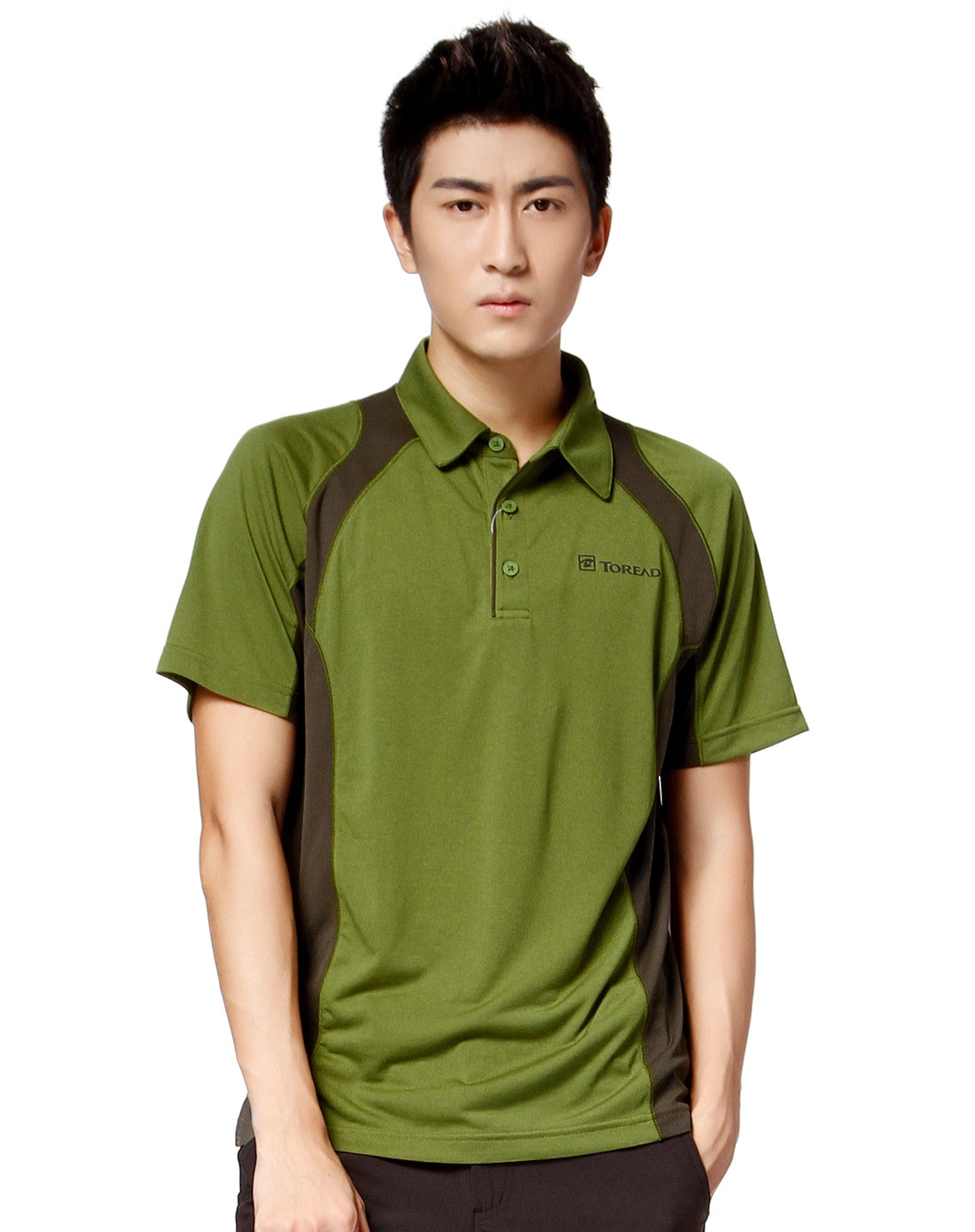 男款经典百搭绿色短袖速干t恤