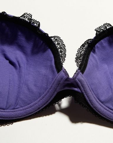 爱慕旗下爱美丽品牌男女士内衣专场爱美丽imis 风尚紫色3/4中厚模杯