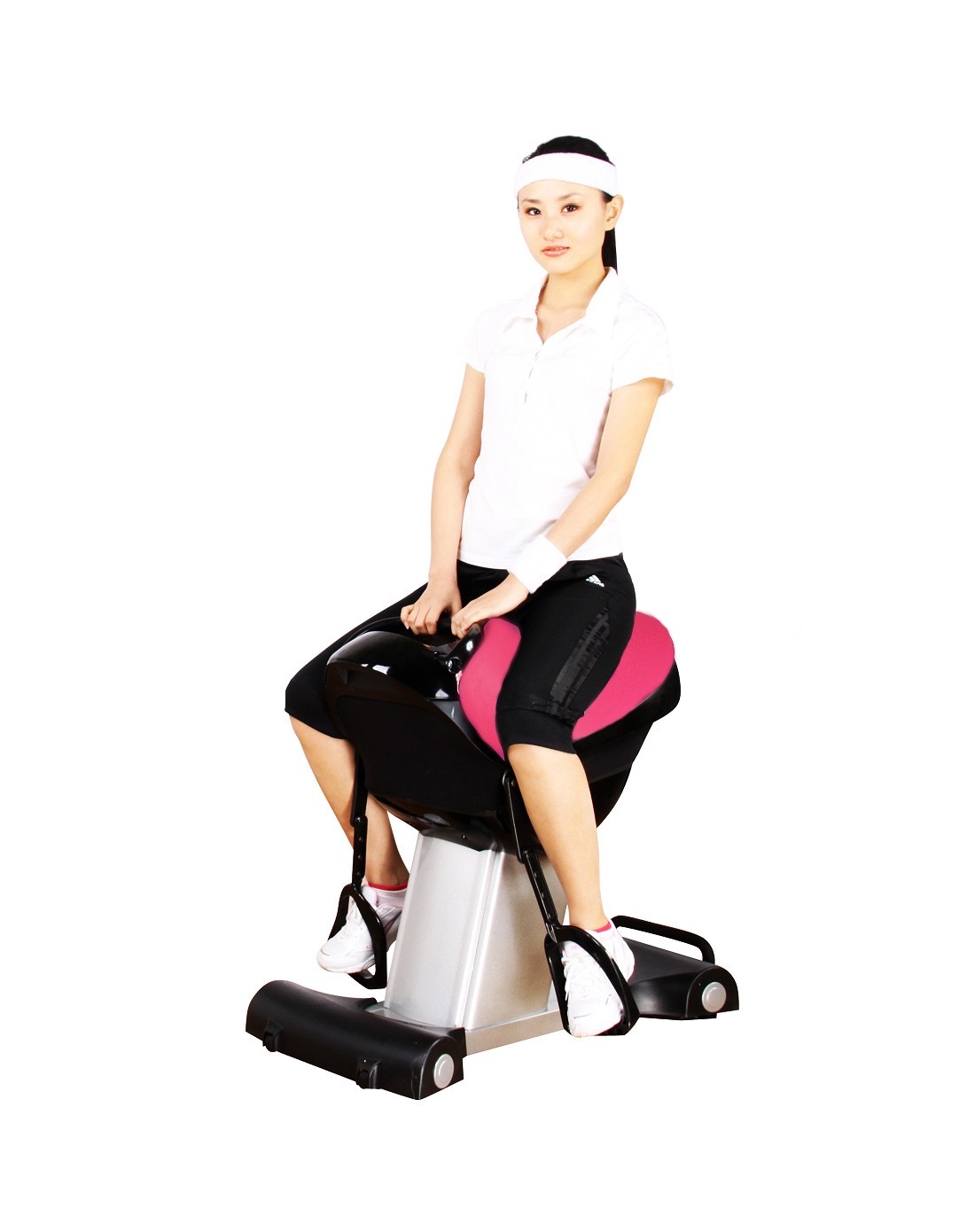 中性款红色电动骑马机瘦身 mq-mj-008-红色