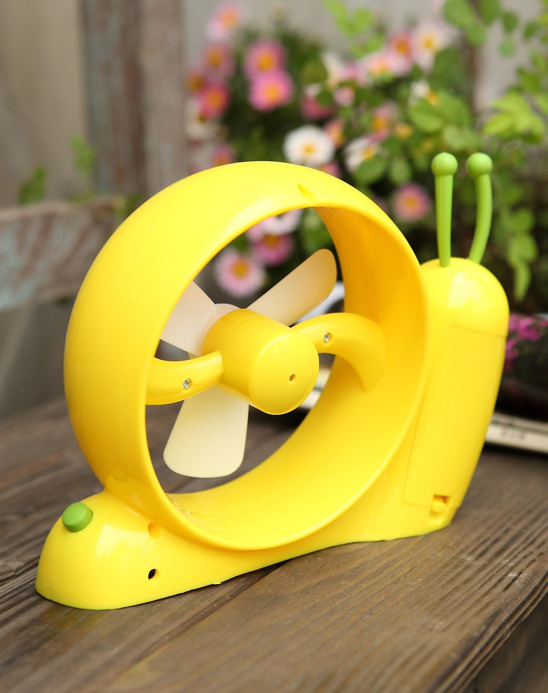 趣味生活蜗牛形状小风扇